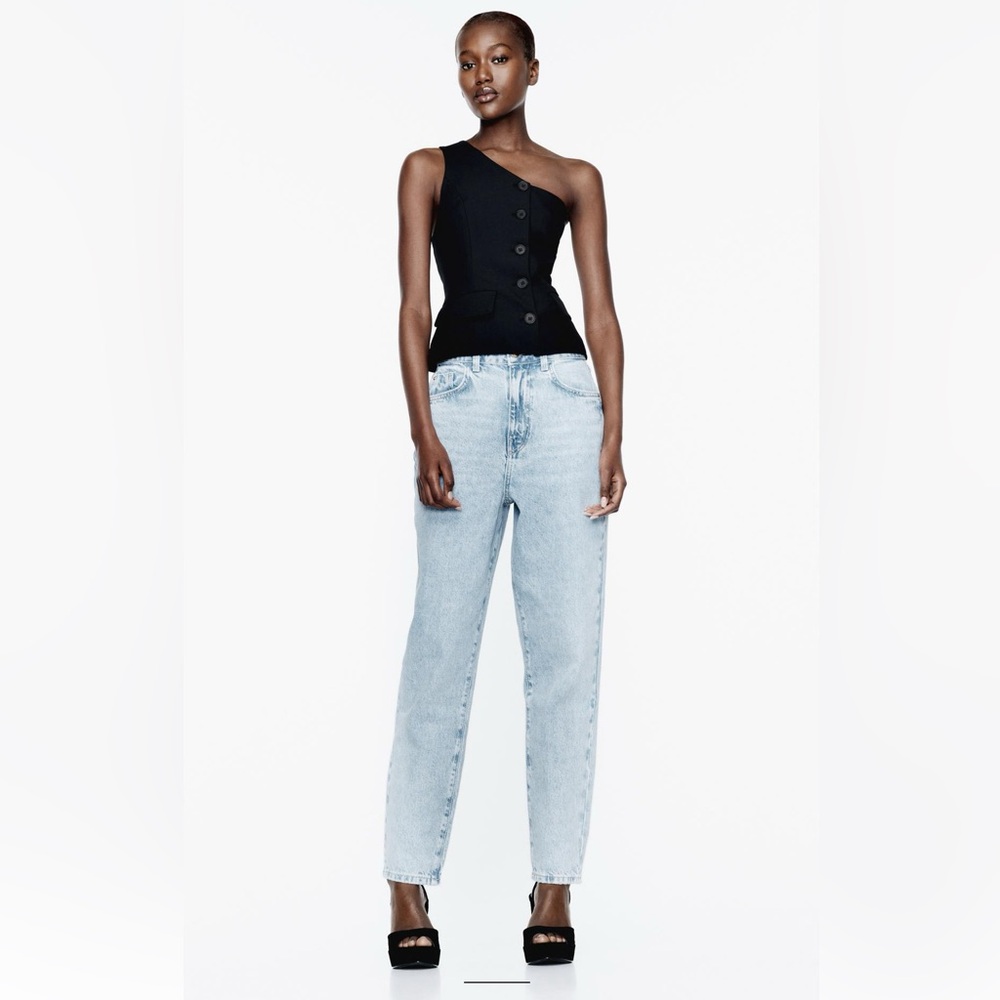 Zara High Waist Mom Jeans